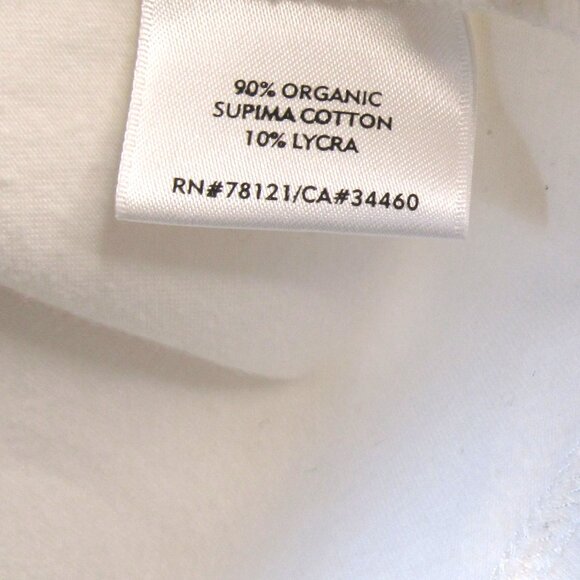 Eileen Fisher White Organic Cotton Tank Top - Picture 3 of 3